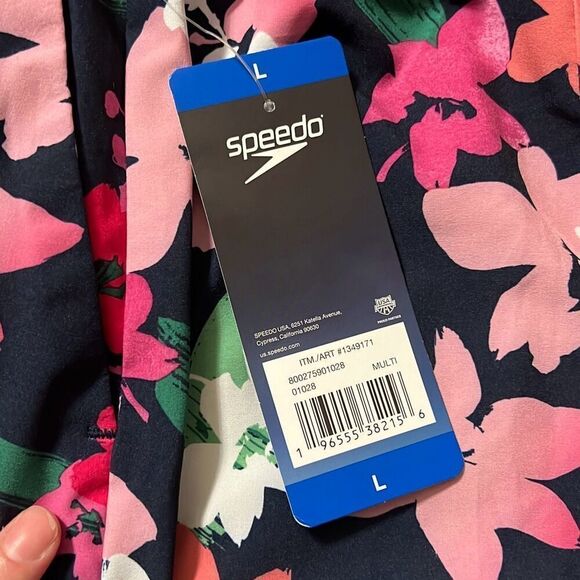 NWT SPEEDO Skort Large Pickleball Pockets Activewear Athleisure Travel Swim NWT - Picture 9 of 13